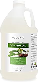 velona Jojoba Colorless Oil 64 fl oz | 100% Pure and Natural Carrier Oil | Clear, Refined, Cold Pressed | Moisturizing Face, Hair, Body and Skin Care | Use Today - Enjoy Results