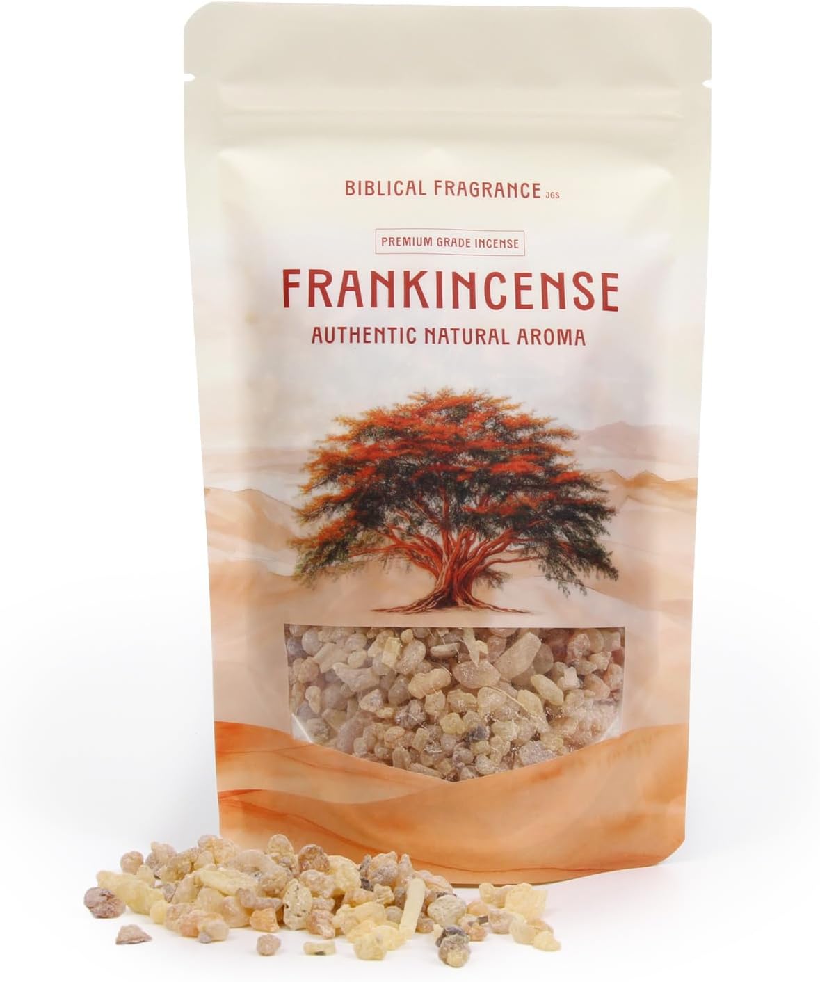 Biblical Fragrance – Premium Frankincense Incense Grains – Natural & Pure Aromatic Tears for Church Worship, Prayer & Meditation, 200 g / 0.44 lb