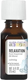 Aura Cacia Relaxation Essential Oil Blend 1/2 Oz. Bottle