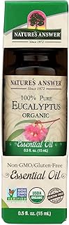 Nature's Answer 100% Pure Organic Essential Oil, Eucalyptus, 0.50 Ounce