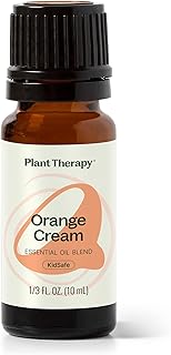 Plant Therapy Orange Cream Summer Essential Oil Blend 10 mL (1/3 oz) Feel-Good Citrus Sweetness, Uplifting & Cheerful, Evokes Nostalgic Summer Treat Memories