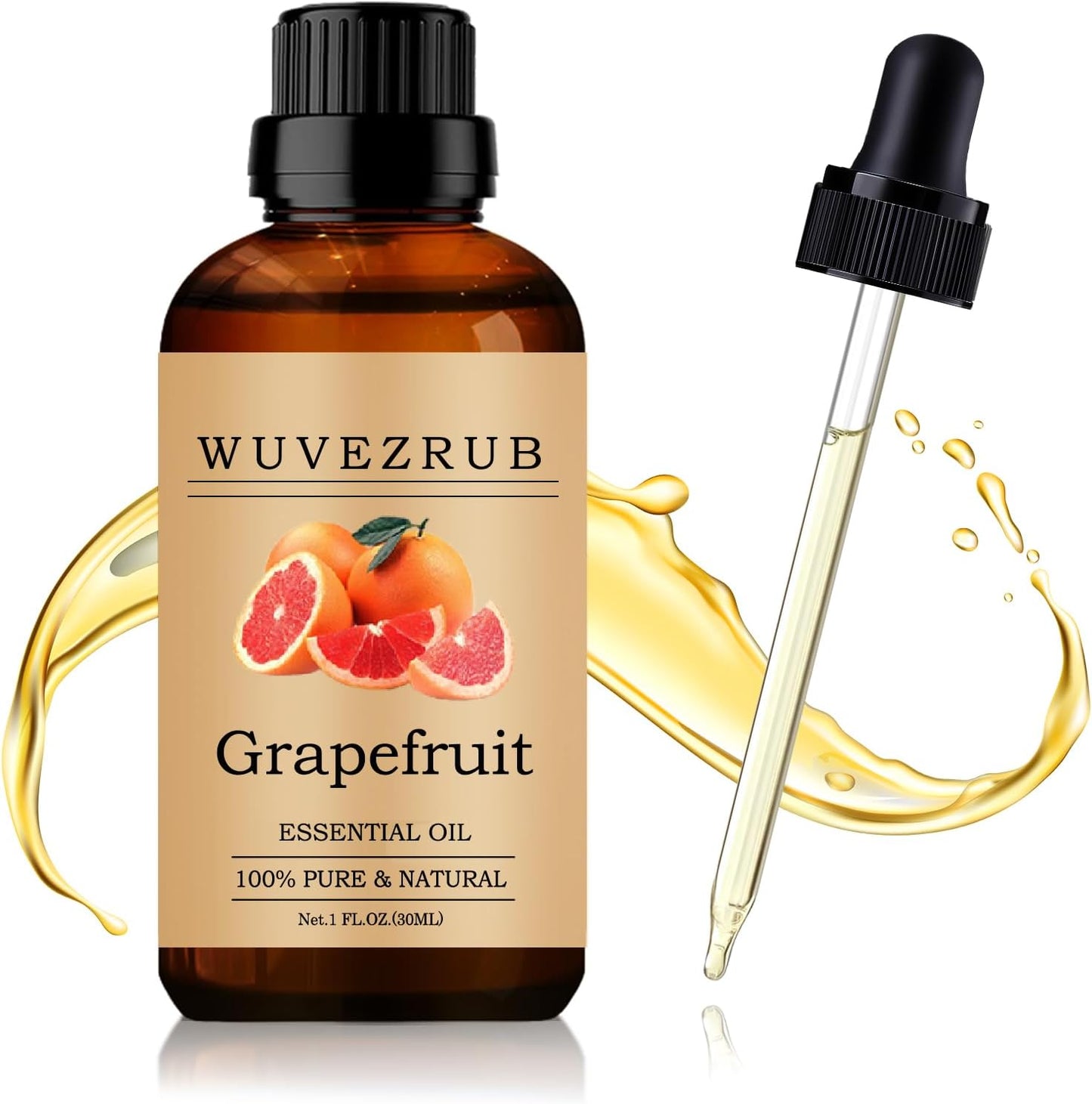 Grapefruit Essential Oil 30ML - 100% Pure and Natural Oils for Aromatherapy Diffuser - 1 Fl Oz/Grapefruit