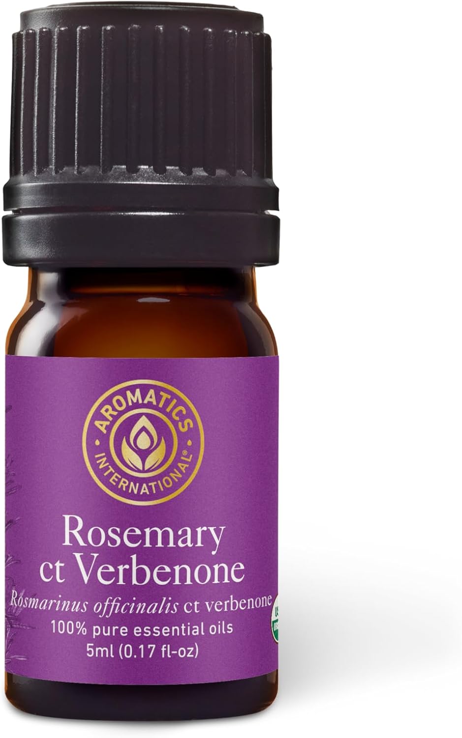 Aromatics International Premium Organic Rosemary ct Verbenone Essential Oil 5ml | 100% Pure Essential Oil for Diffusion & Aromatherapy