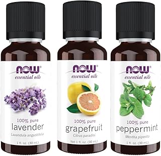 3-Pack Variety of Now Essential Oils: Summer Fun - Lavender, Grapefruit, Peppermint