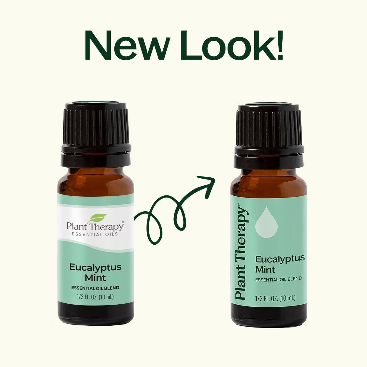 Plant Therapy Eucalyptus Mint Essential Oil Blend 10 mL (1/3 oz) 100% Pure, Undiluted, Invigorating, Breathe Easier Aromatherapy Blend for Diffusers, Home, Shower Aromatherapy