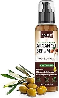 Argan Protein Hair Oil Serum Argan Oil Styling & Moisturizing Oil - Anti Frizz Control Nourishes & Repair Argan Oil for Dry Damaged Hair & Sclap Heat Protectant Serum for Shine Prevent Hair Burns