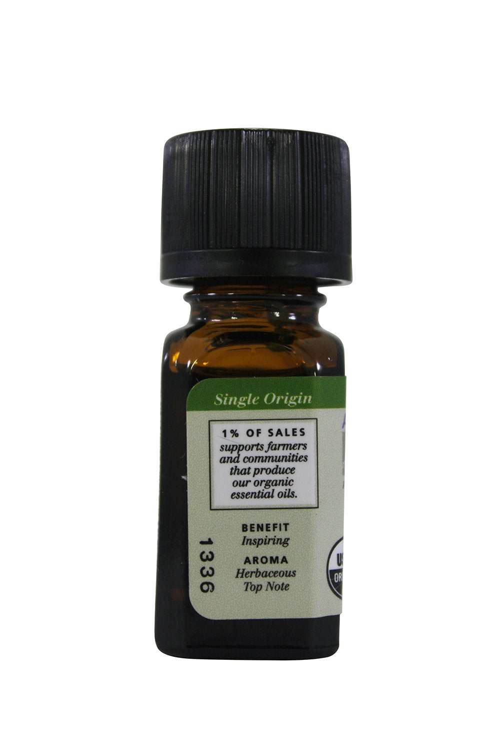 Aura Cacia Organic Lemongrass Essential Oil, .25 oz (7.4ml)