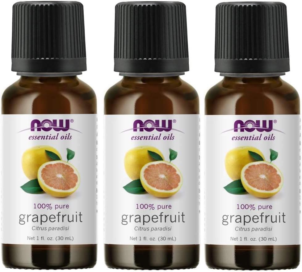 Now Foods Grapefruit Oil, 1-Ounce (Pack of 3)