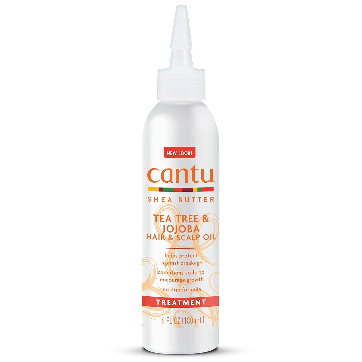 Cantu Tea Tree & Jojoba Hair & Scalp Oil with Shea Butter, 6 fl oz