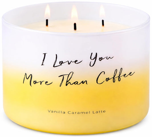 Vanilla Caramel Latte Scented Soy Candle