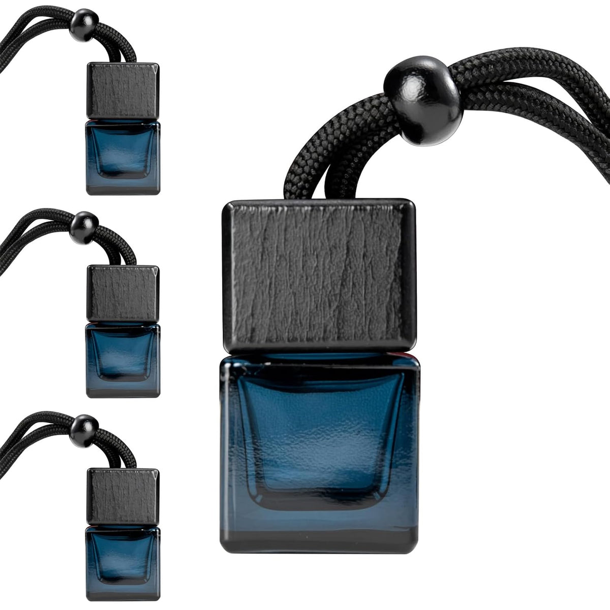4 Pack Empty Hanging Car Air Freshener Bottles