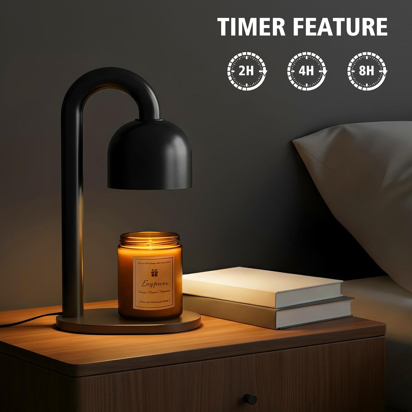 Engpure Candle Warmer Lamp with Timer Dimmer Adjustable Height for New Home Decor, Birthday Gifts for Women,Candle Warmer for Women Mom Mother's Day Gfit