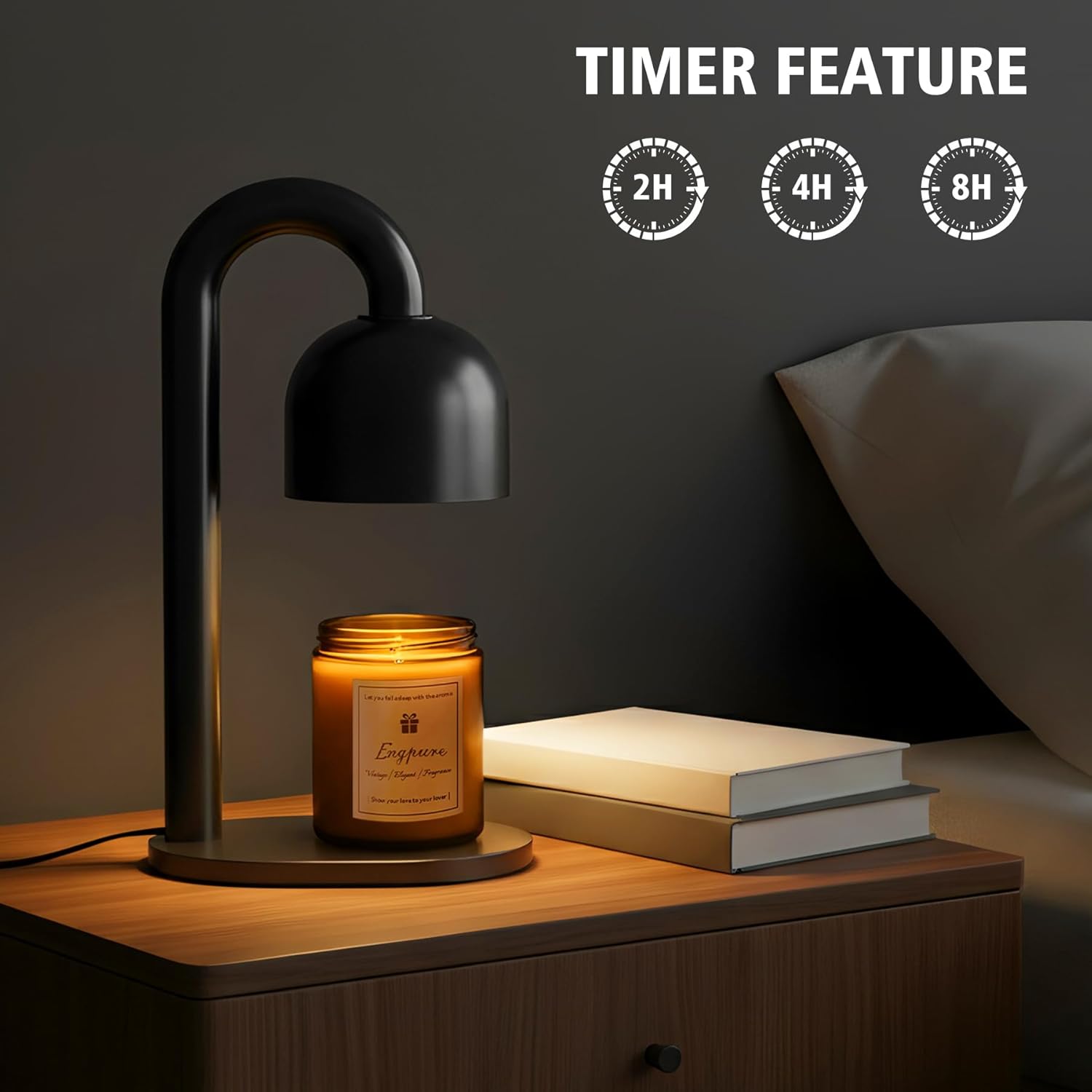 Engpure Candle Warmer Lamp with Timer Dimmer Adjustable Height for New Home Decor, Birthday Gifts for Women,Candle Warmer for Women Mom Mother's Day Gfit