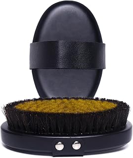 Premium Ionic Copper Dry Brush – Dry Brushing Body Brush for Lymphatic Drainage, Exfoliating Body Scrubber & Lymphatic Brush – Ergonomic Palm Design Body Brush with Storage Pouch, Gift Ready