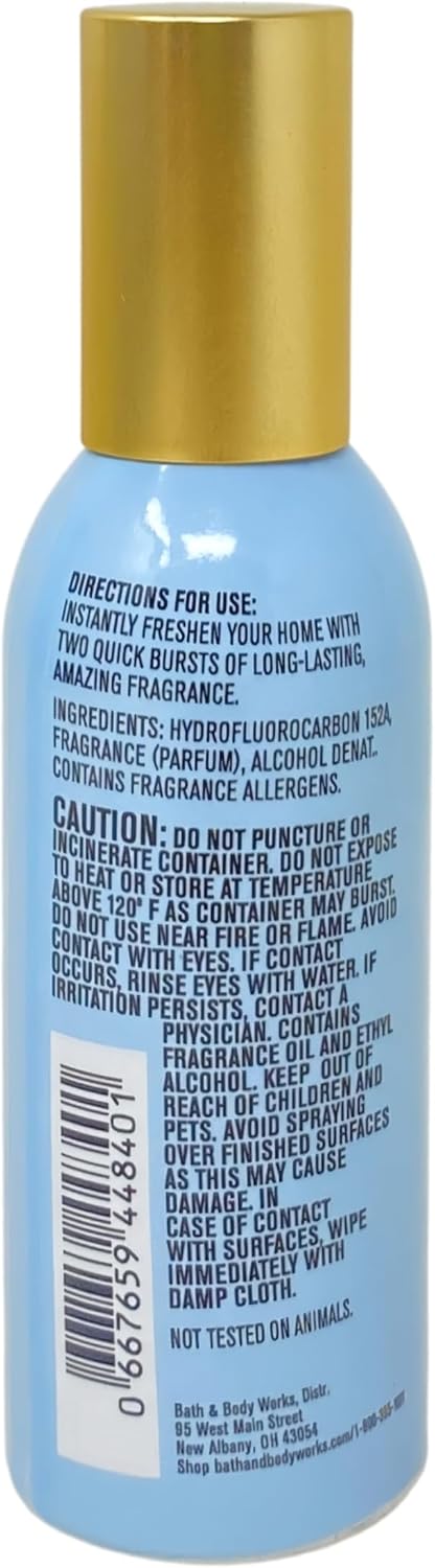 Bath & Body Works Sun-drenched Linen - 2 Pack Of Concentrate Room Spray with a Marbela Natural Oats Sample Soap.
