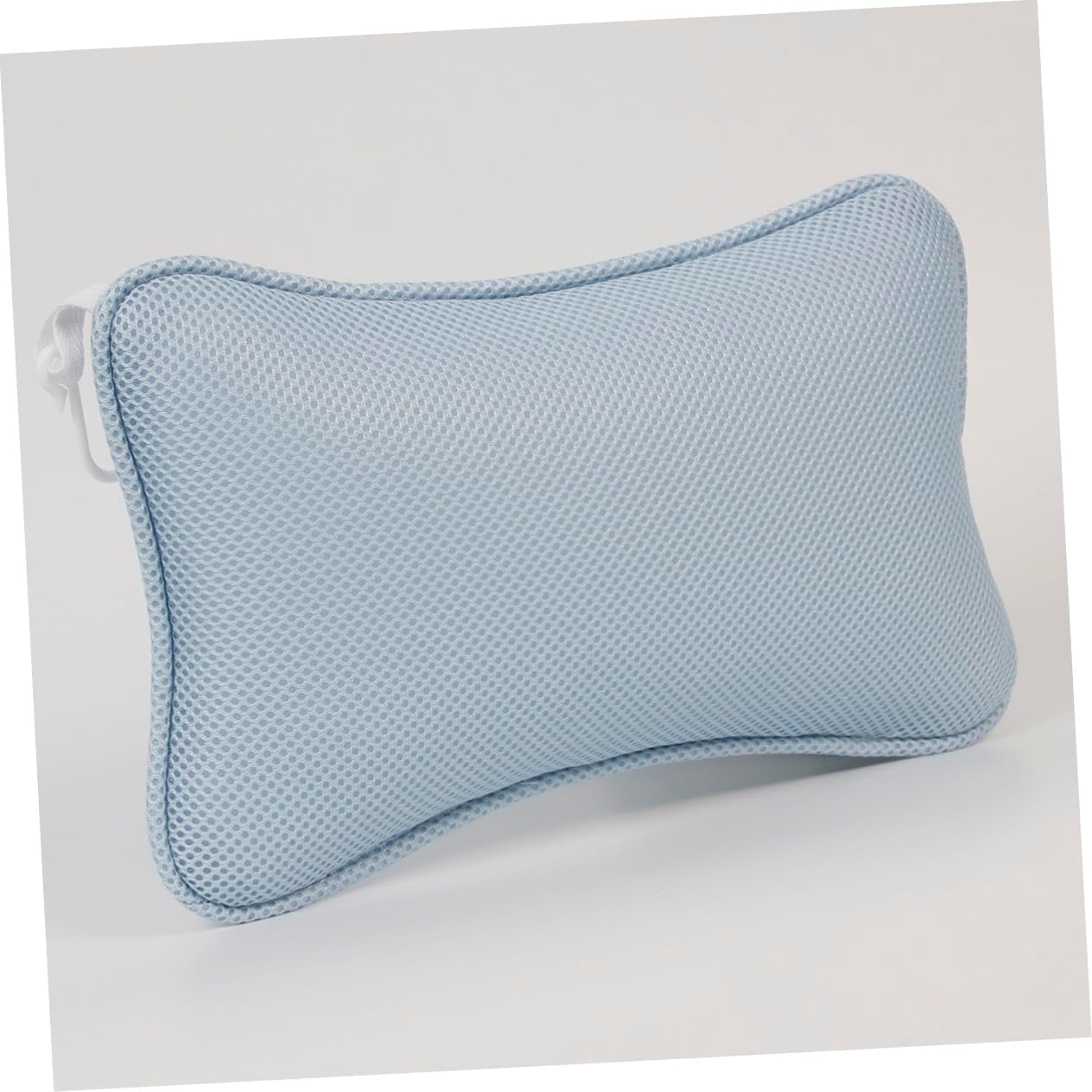 Non-Slip Bathtub Pillow with 2 Suction Cups Mesh Head Neck Shoulder Support Cushion for Oval and Straight-Back Tubs Spa Bath Pad