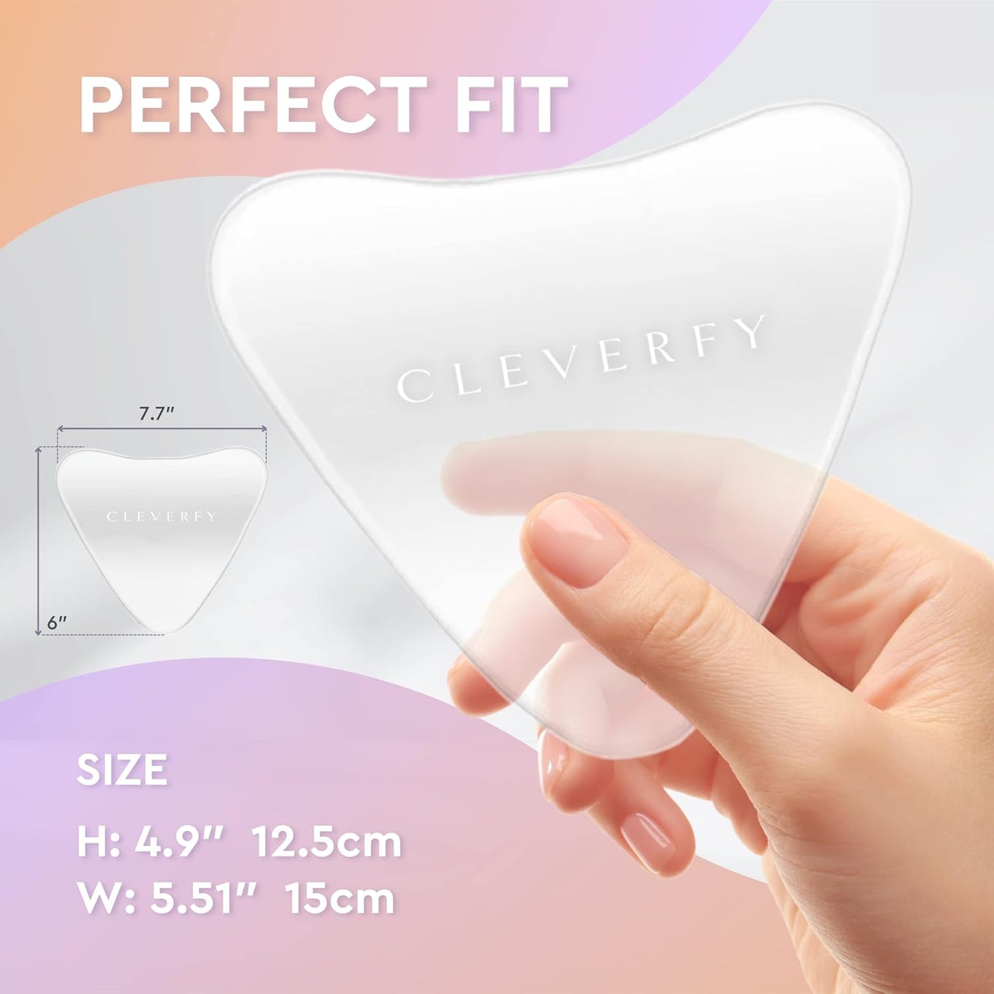 Cleverfy Self-Care Essentials: 6 Shower Steamers & 2-Pack VShape