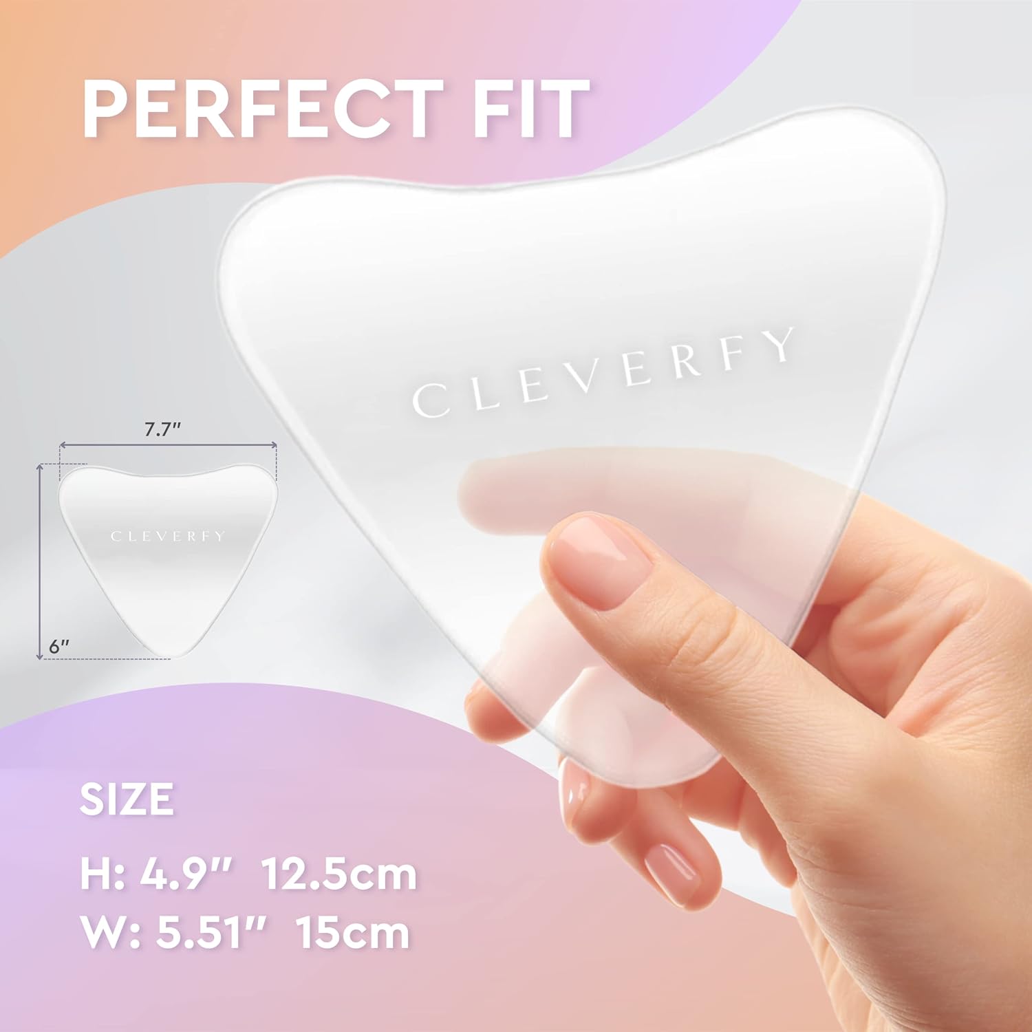 Cleverfy Self-Care Essentials: 6 Shower Steamers & 2-Pack VShape