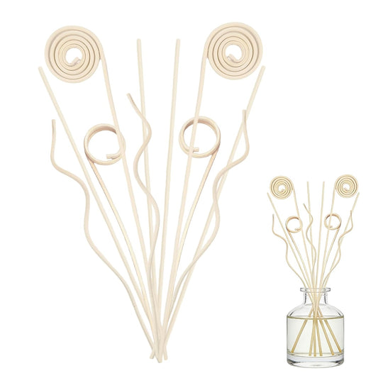 10PCS Reed Diffuser Sticks - Rattan Reed Diffuser Sticks Natural Rattan Wood Essential Oil Diffuser Sticks
