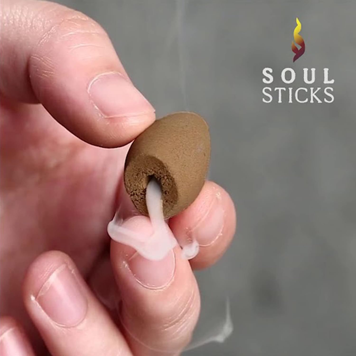 SOUL STICKS Backflow Incense Holder Burner Waterfall Fountain for Home, Office, Yoga, Room Decor & Aromatherapy with 1 Pack of 10 Backflow Fragrance Cones Included (Zen Forest)