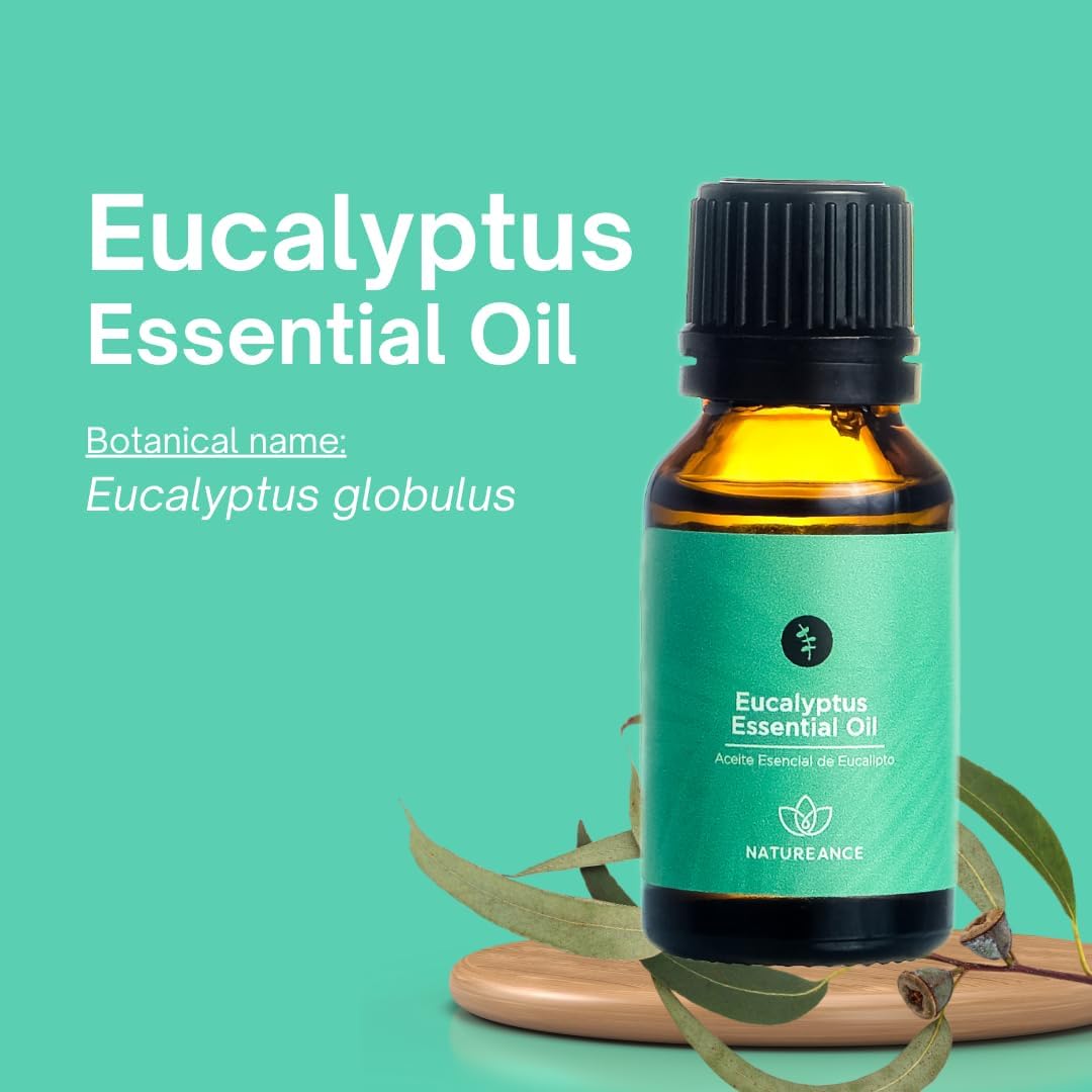 Eucalyptus Essential Oil (15 mL) - 100% Pure and Natural, Therapeutic Grade Essential Oil.