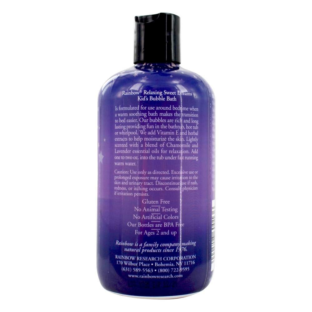 Rainbow Research Kids Bubble Bath Sweet Dreams, 12 oz Liquid