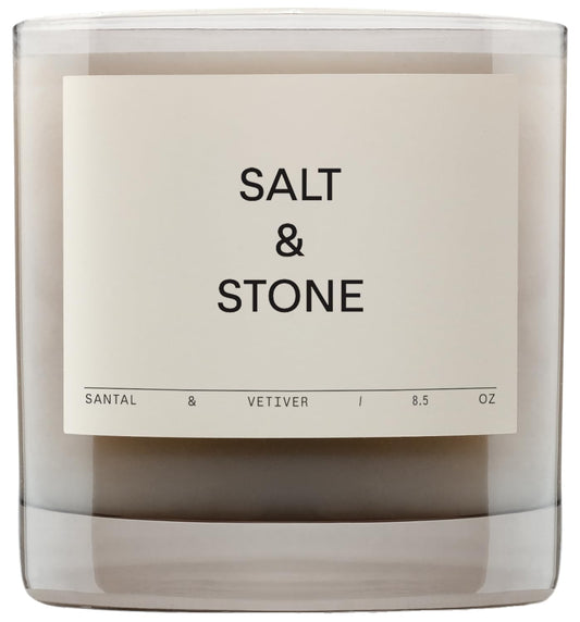 Salt & Stone Scented Candle for Women & Men