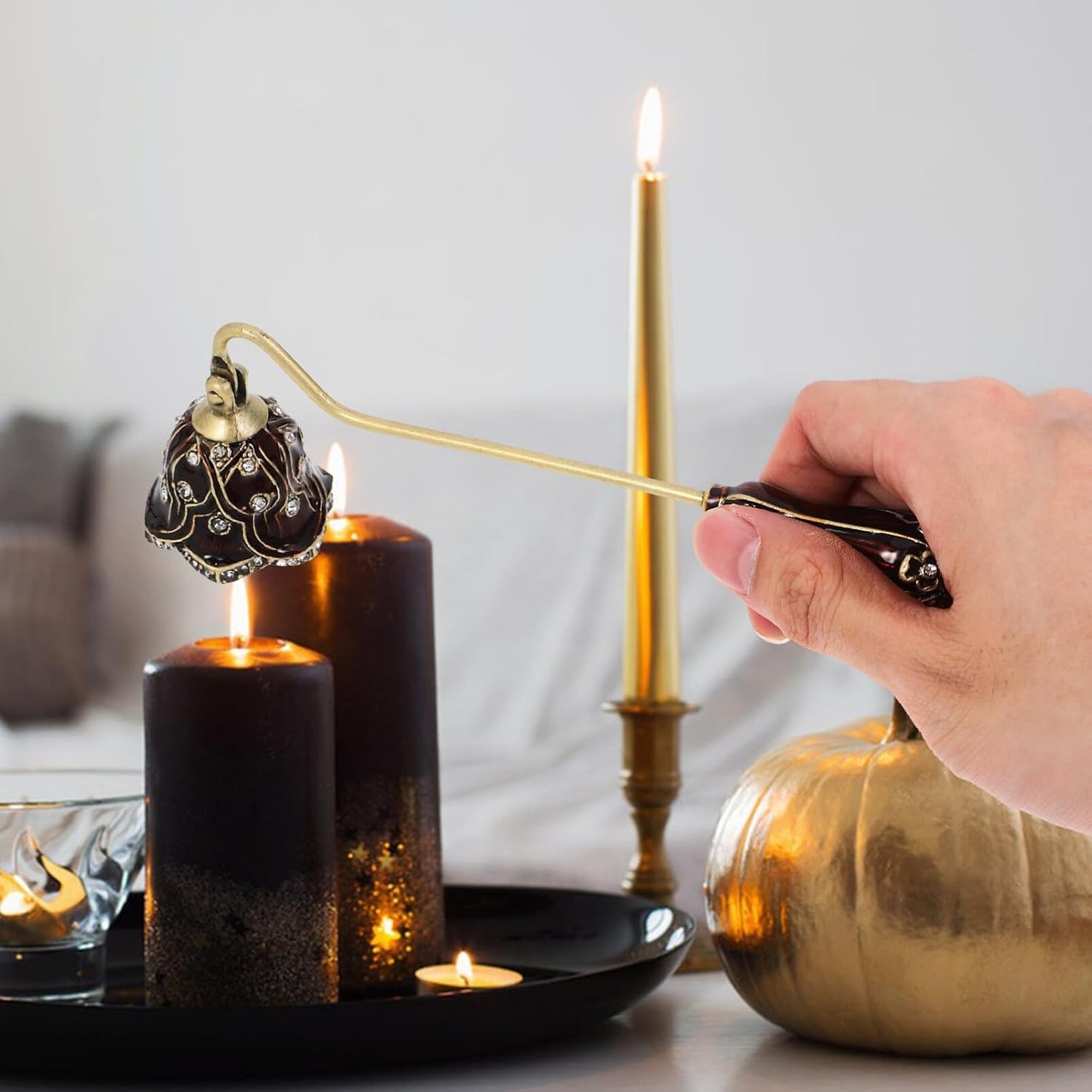 Candle Trimmer Snuffer Set Candle Snuffer Home Decor Present for Big Small Candles