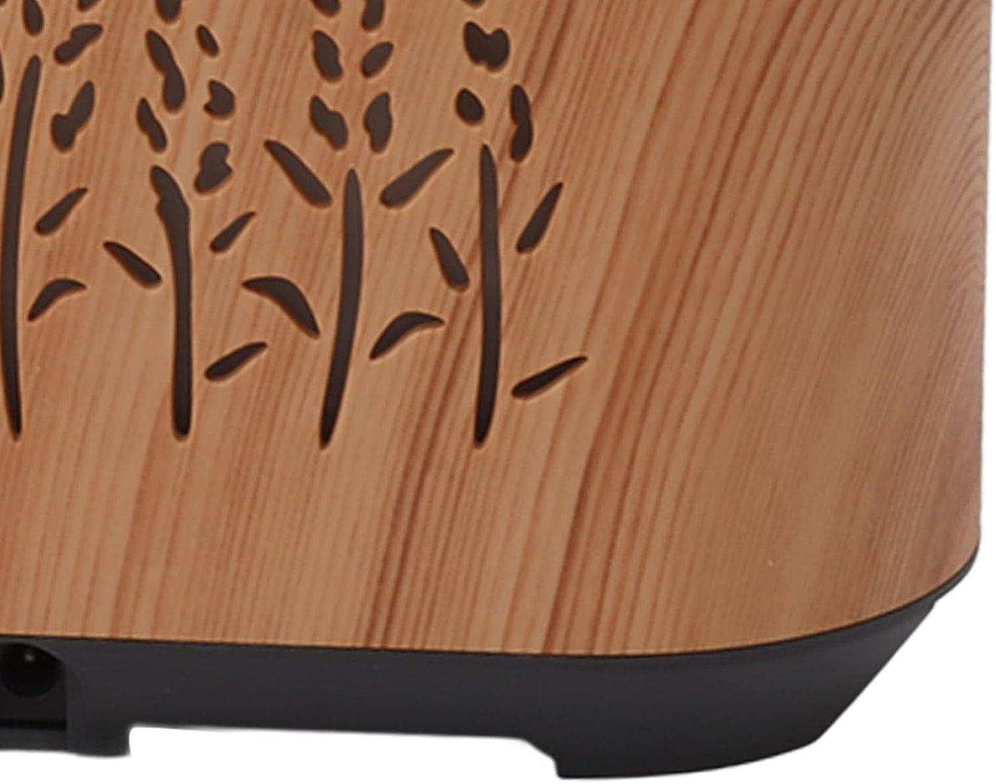 Ultrasonic Humidifier for Essential Oils USB Simulated Aromatherapy Expandable Fragrance Machine for Home (Light Wood Grain)