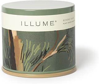 Illume, Candle Hinoki Sage Vanity Tin 11.8 Ounce