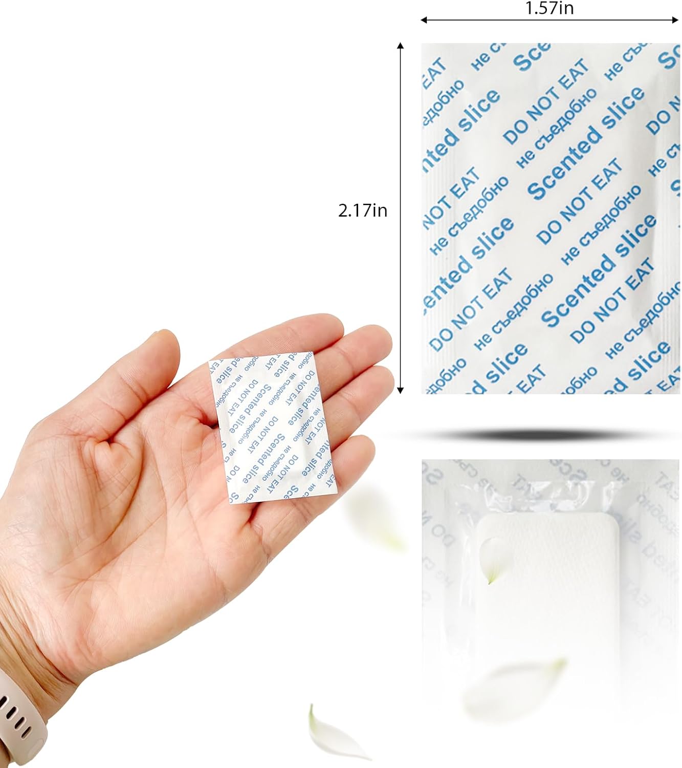 20 Pcs Closet Odor Eliminator Scented Sachets for Shoes, Closets, Dresser Drawers, Odor Elimination, Long-Lasting Freshness (Jasmine Scent)