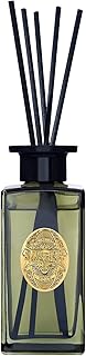 M&SENSE 6.3 oz Large Reed Diffuser Set | Lime+Basil Scent Oil Diffuser with Sticks | Hotel Collection Non-Toxic Home Fragrance |for Bedroom Bathroom Living Room