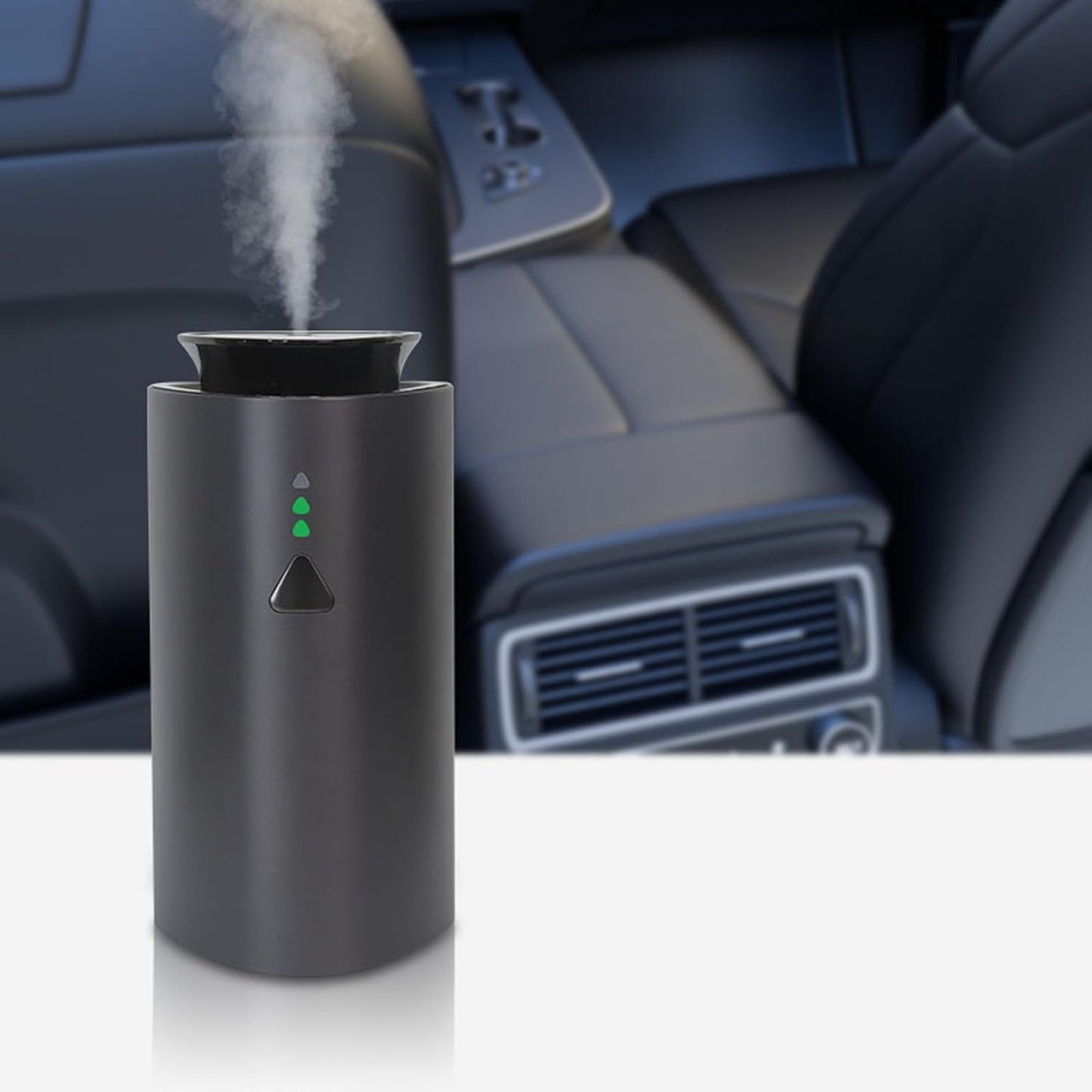 Waterless Car Diffuser for Essential Oils, Car Air Freshener Diffuser for Car Office Bedroom, 30m³, Aromatherapy Atomizing Diffuser