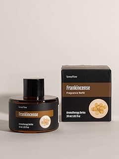 Essential Oil Refill 1.02oz/30ml - Free SF101 Waterless Aromatherapy Diffuser, Covers 1000 Sq Ft, 120-Day Natural Scent,Frankincense