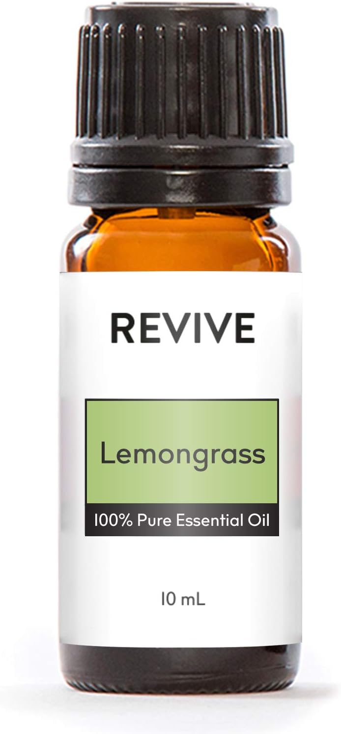Lemongrass Essential Oil by Revive Essential Oils - 100% Pure Therapeutic Grade, for Diffuser, Humidifier, Massage, Aromatherapy, Skin & Hair Care