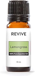 Lemongrass Essential Oil by Revive Essential Oils - 100% Pure Therapeutic Grade, for Diffuser, Humidifier, Massage, Aromatherapy, Skin & Hair Care