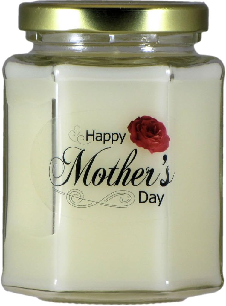 Happy Mother's Day Gardenia Candle | Gardenia Scented Soy Wax Candle | Hand Poured in The USA by Just Makes Scents Candles & Gifts (8 oz)