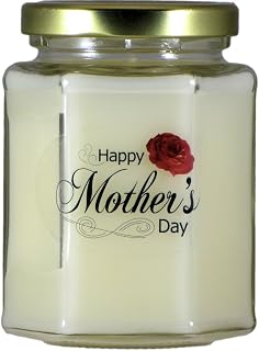 Happy Mother's Day Gardenia Candle | Gardenia Scented Soy Wax Candle | Hand Poured in The USA by Just Makes Scents Candles & Gifts (8 oz)