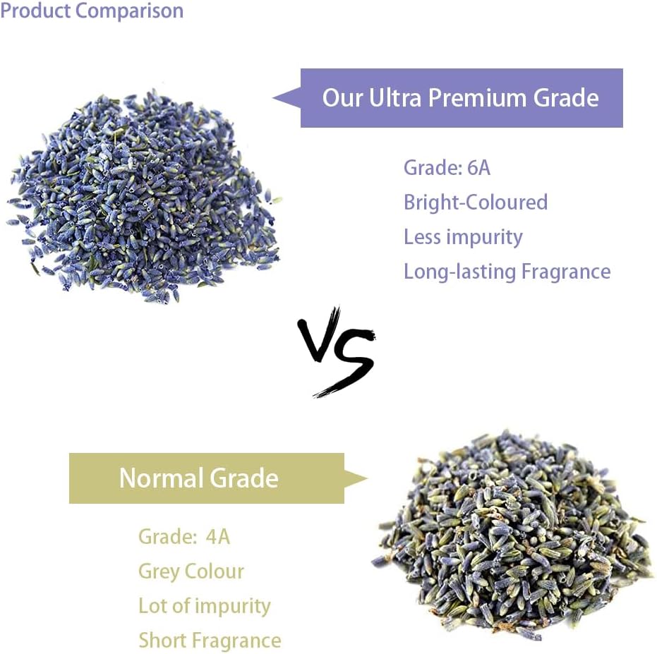 OneDove 1 Pounds Lavender Buds Dried Flowers,100% Natural Dried Lavender Buds, Ultra Blue Grade (1 Pounds)