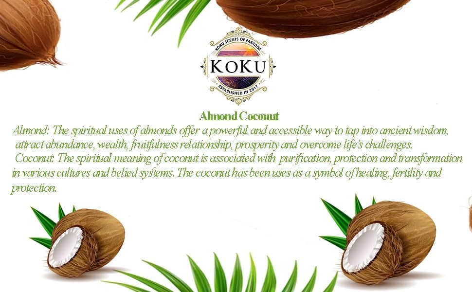 Almond Coconut Air Freshener - Room Spray - Odor Eliminator - Deodorizer - Car Air Freshener - Home Spray - Linen Spray - Fabric Refresher - Non-Toxic - Alcohol Free – Made in USA (4 Oz)