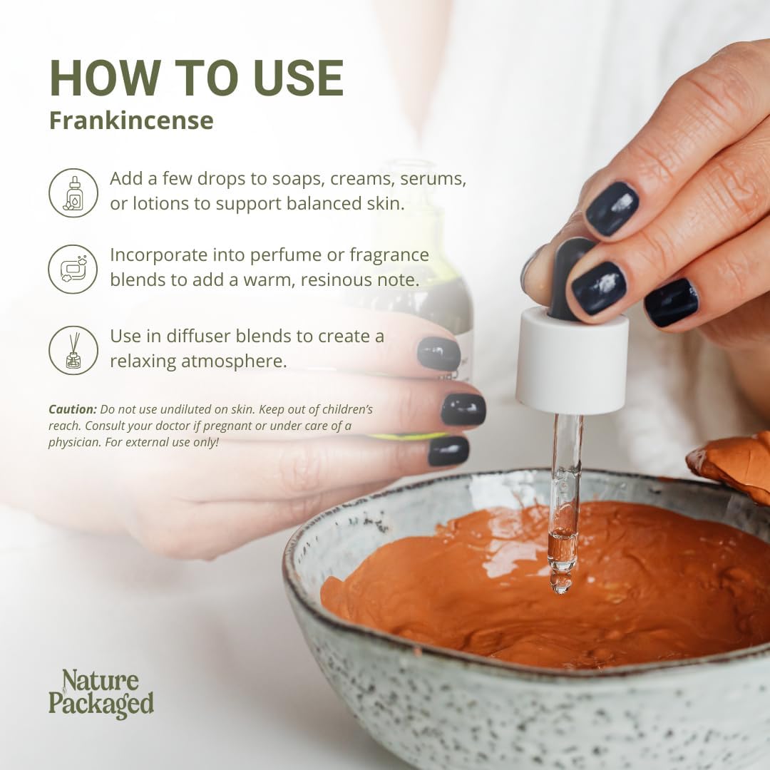 Frankincense Essential Oil - Direct from Madhya Pradesh, India - Pure Essential Oil for Diffusers and Aromatherapy | 100% Pure Therapeutic Grade Natural Aceite de Incienso (8oz)