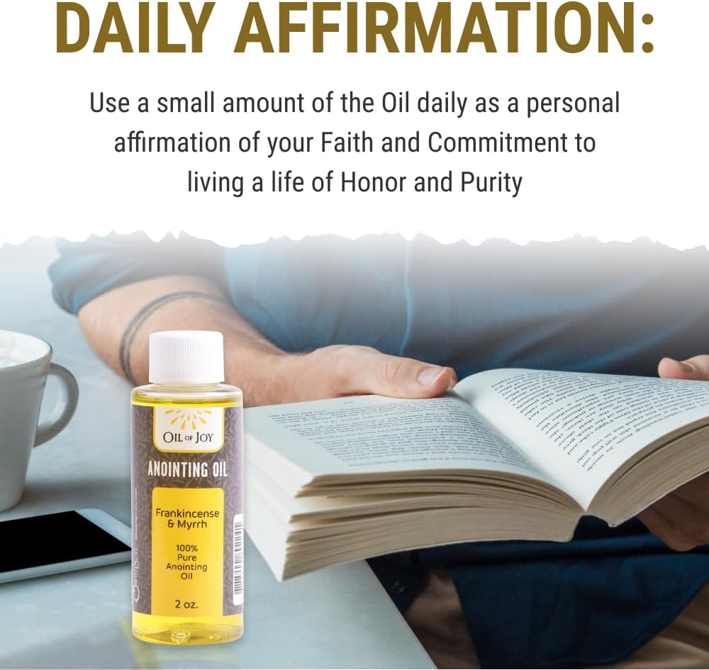 Swanson Christian Products Frankincense and Myrrh Anointing Oil 2 Oz 100% Pure Anointing Oil for Prayers by Oil of Joy