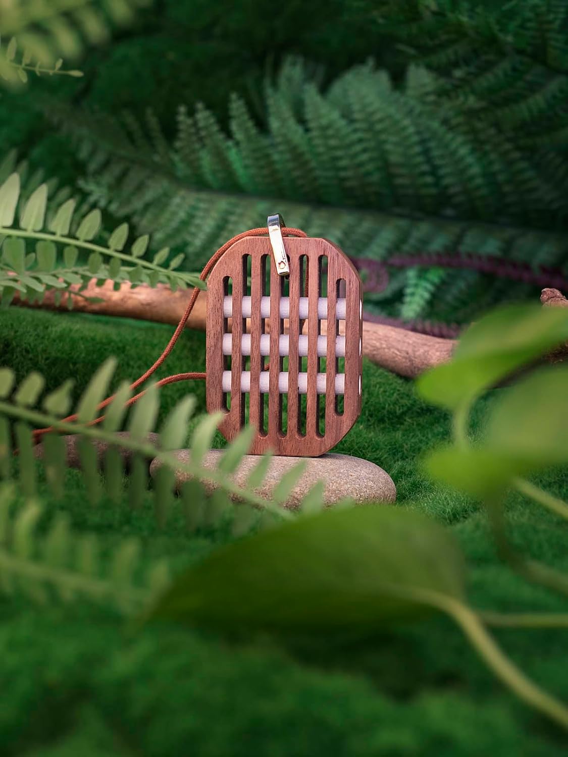 Hanging Car Air Freshener 【Custom Your Own Scent】 Wood Air Freshener Car Essential Oil Diffuser for Home Office Wardrobe Portable Aromatherapy Diffuser