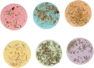 PartyKindom Aromatherapy Steam Sheets 6-Pack Shower Bombs for Relaxation Infused Bathing Steam Pieces Convenient Spa Supplies