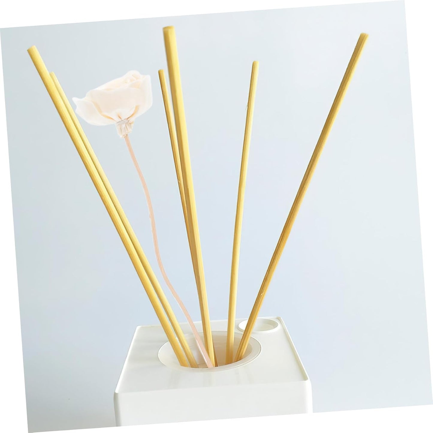 Zerodeko 2pcs Dried Floral Fragrance Diffuser Sticks Decorative Rattan Aroma Flowers for Home and Office Effortless Scent Diffusion Stylish Home Decor