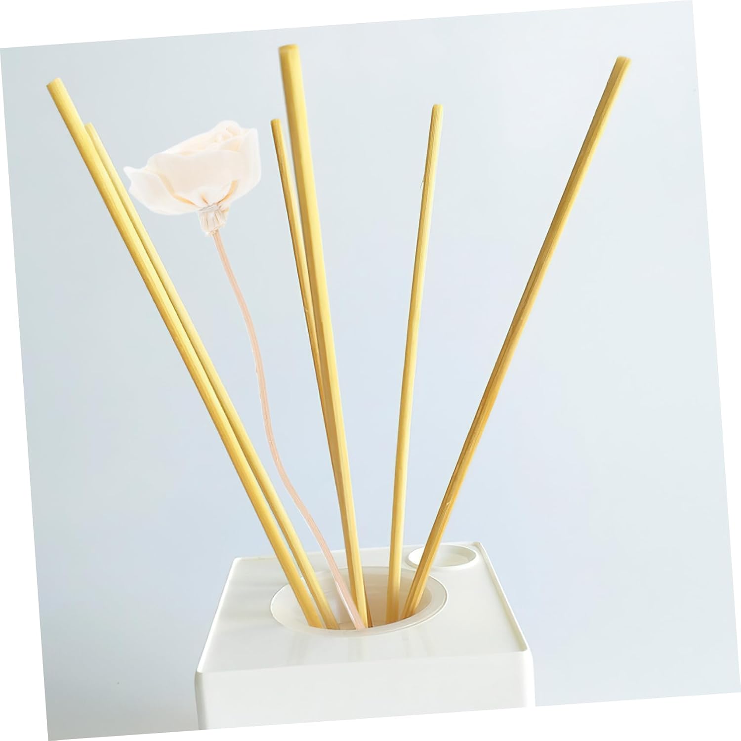 Zerodeko 2pcs Dried Floral Fragrance Diffuser Sticks Decorative Rattan Aroma Flowers for Home and Office Effortless Scent Diffusion Stylish Home Decor