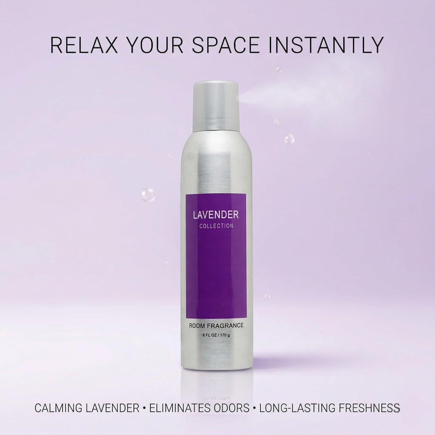 Room Fragrance Air Freshener Spray Concentrated Bathroom, Kitchen, Car, or Office Deodorizer, U.S.- Made by AP Fragrance (Lavender)