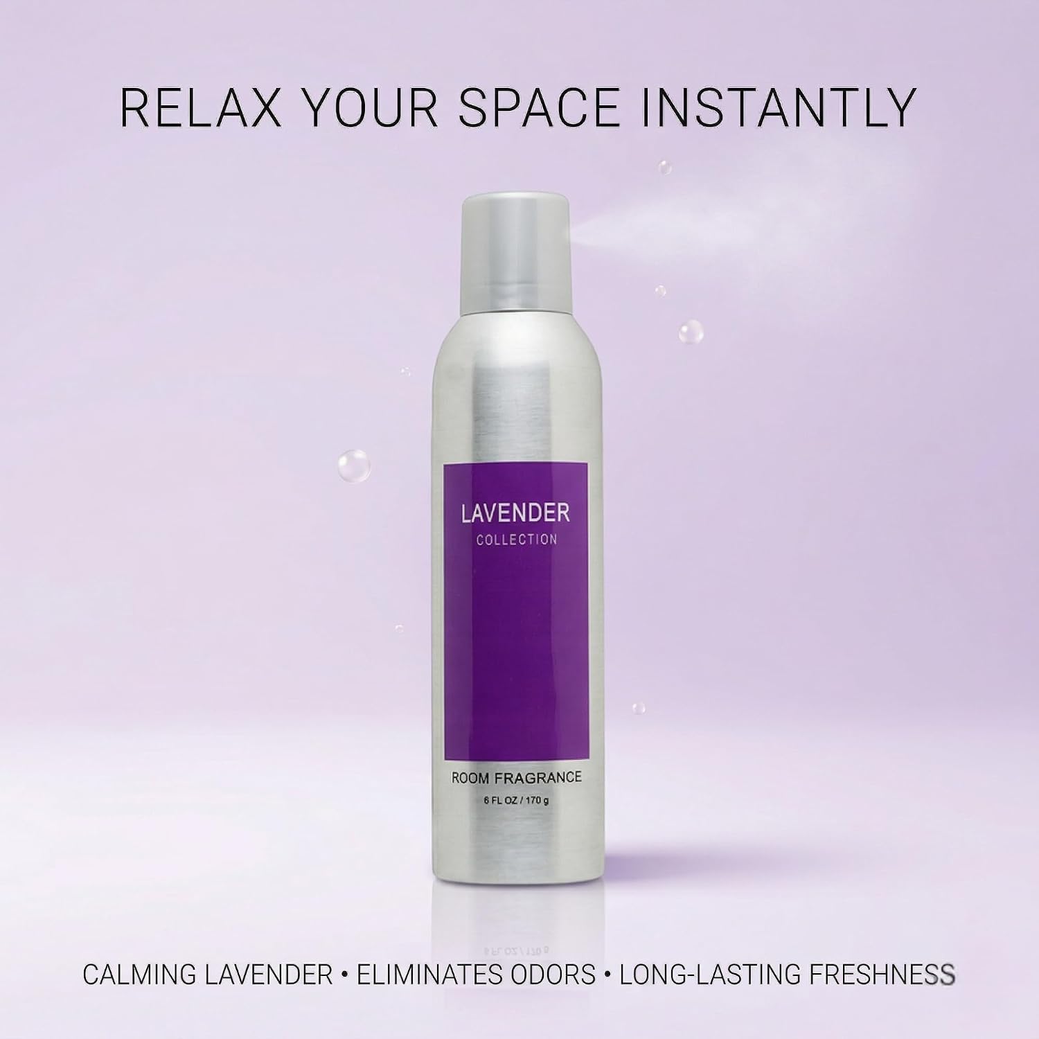 Room Fragrance Air Freshener Spray Concentrated Bathroom, Kitchen, Car, or Office Deodorizer, U.S.- Made by AP Fragrance (Lavender)