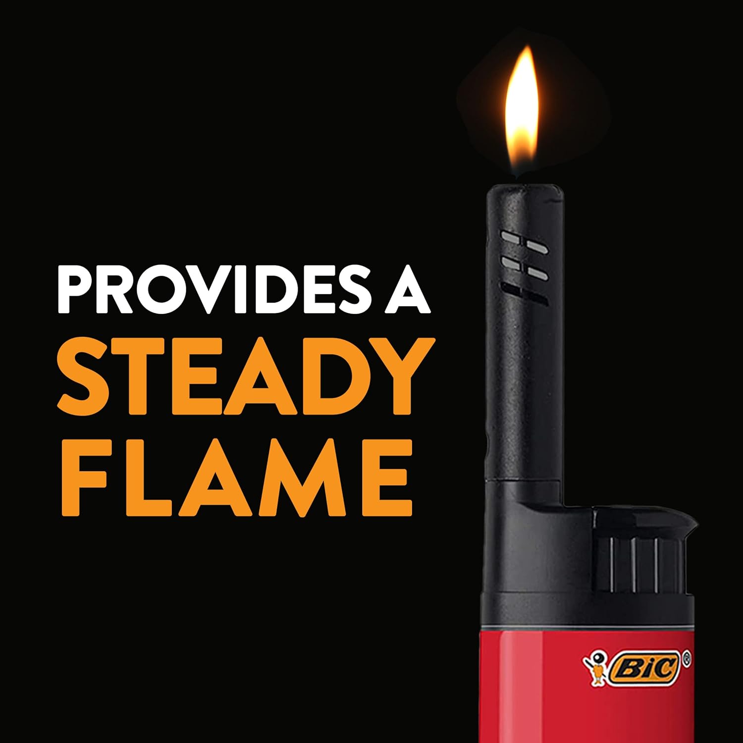 BIC EZ Reach Pastel Lighters, Reliable and Safe Candle Lighter, 6-Pack