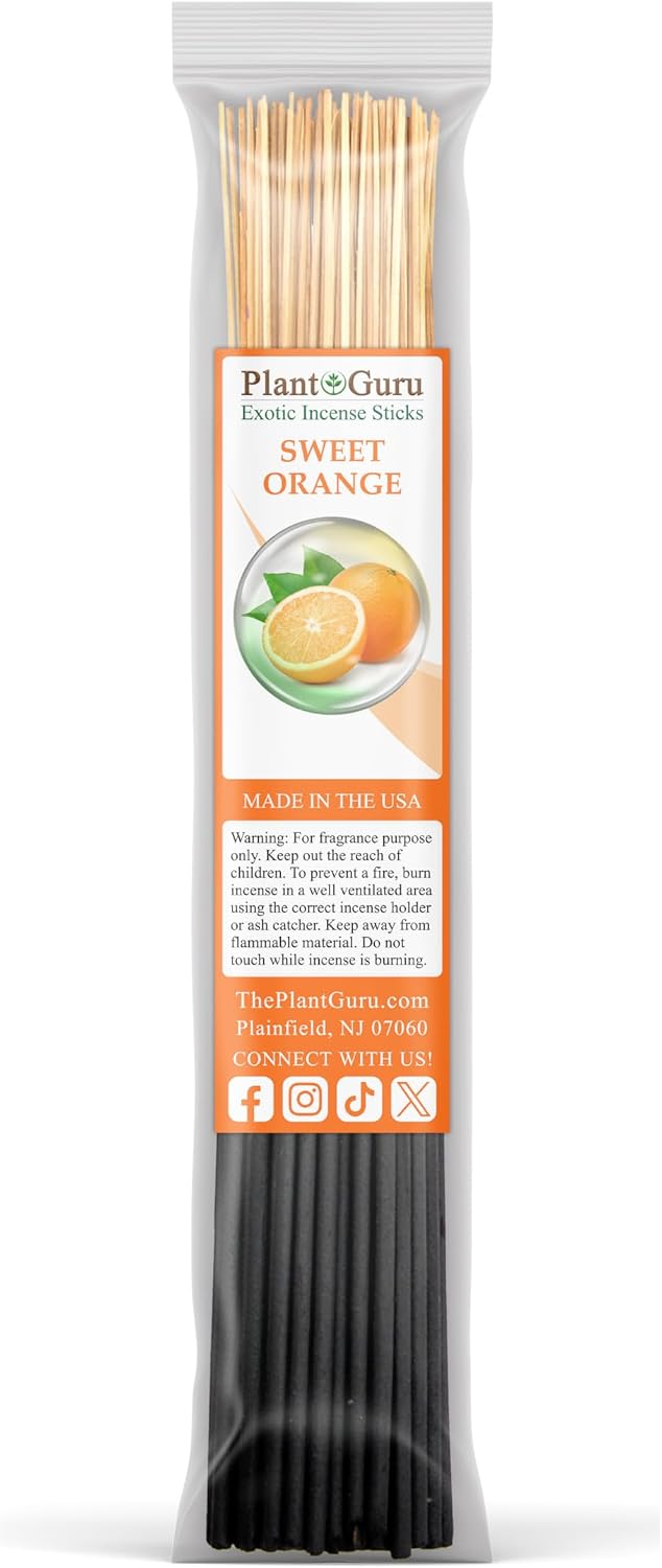 Fruits Incense Sticks Variety Set Bulk 500 Pack Sampler 11" Sticks - 5 Bundles of 100 Sticks Per Bundle. Set Includes - Black Coconut, Cherry, Mango, Strawberry and Sweet Orange